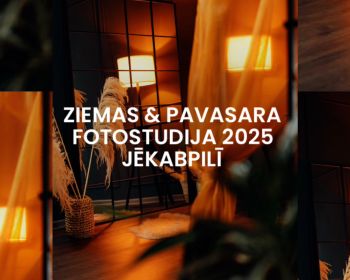 Ziemas un pavasara fotostudija Jēkabpilī 2025